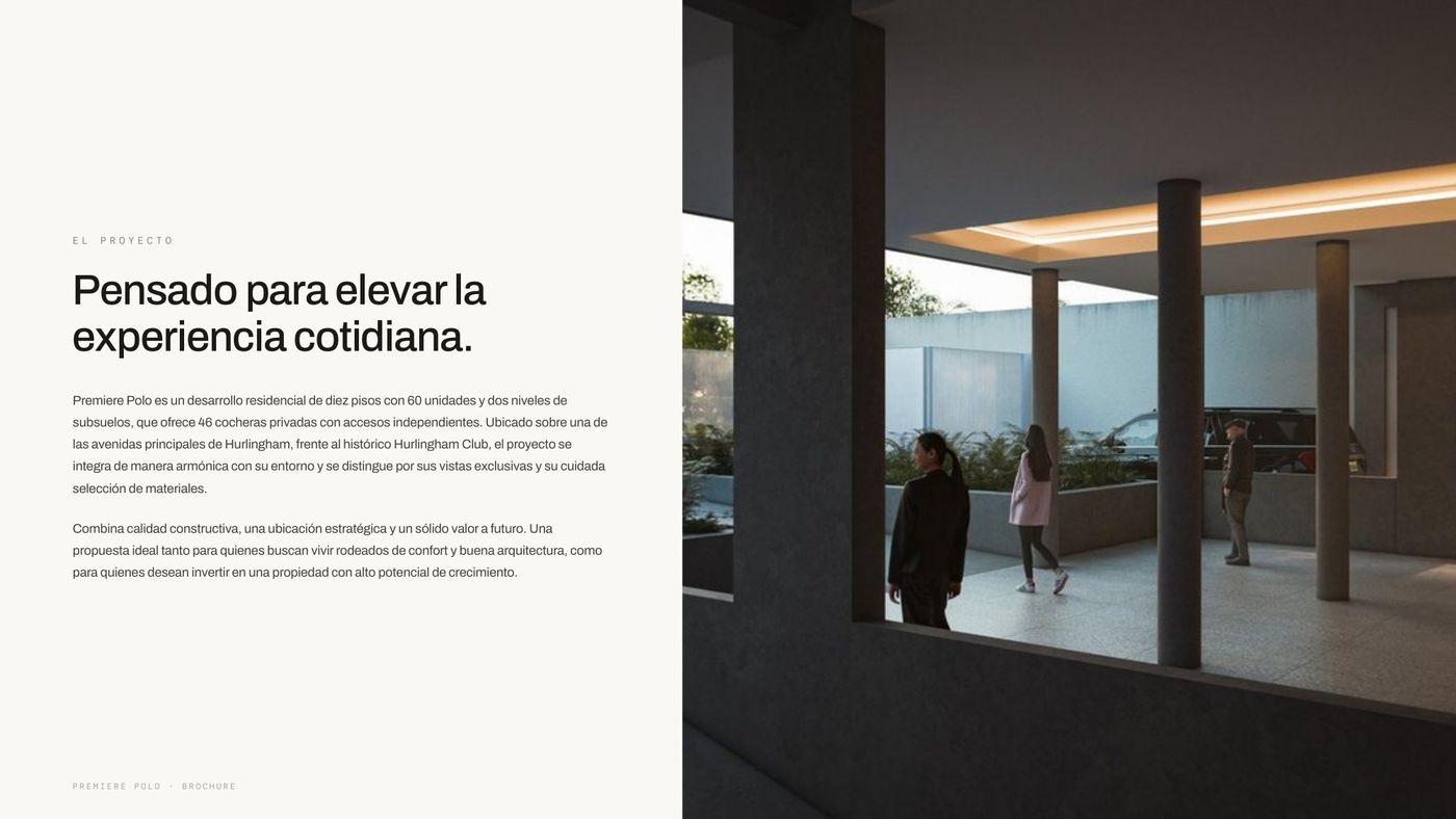 Brochure de Polo — el proyecto