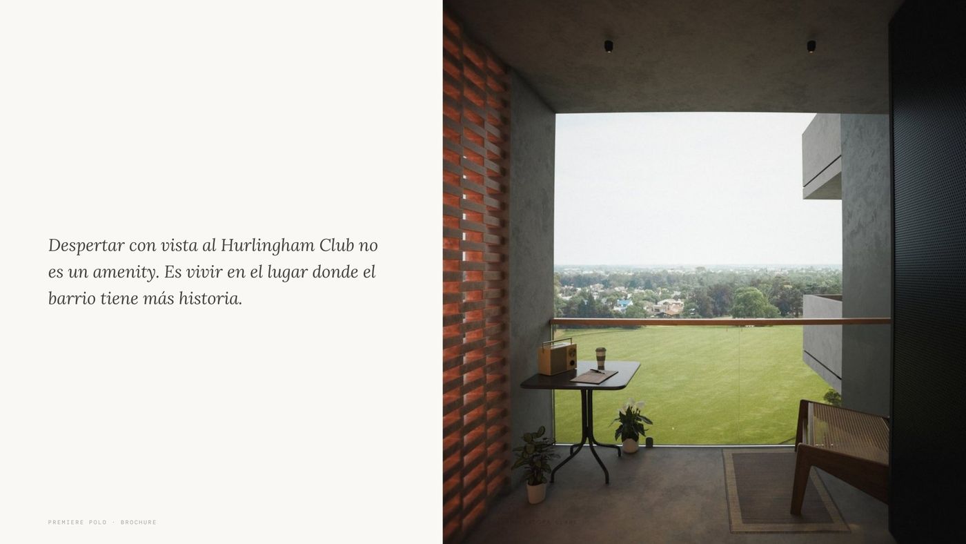 Brochure de Polo — la vista