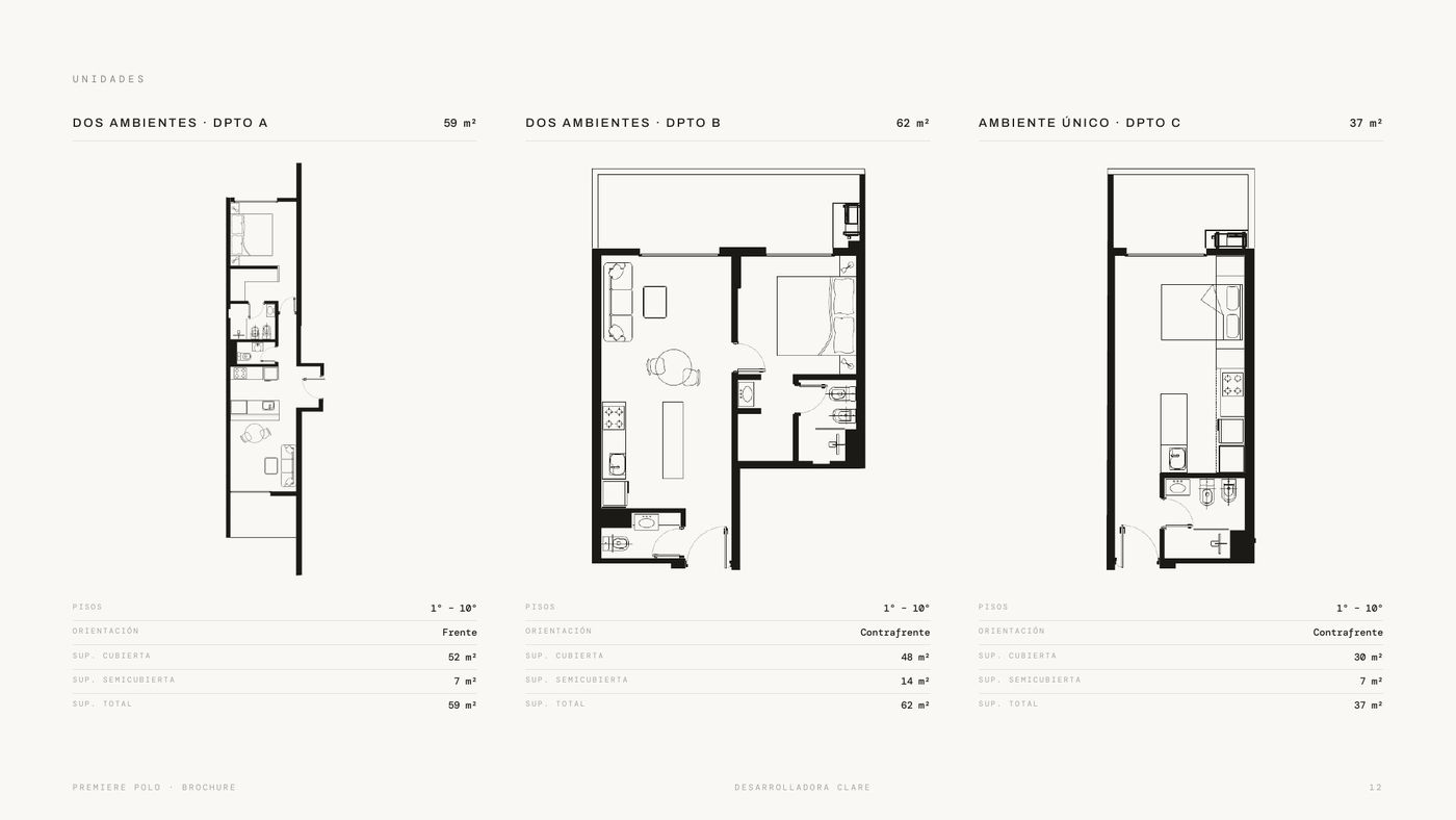 Brochure de Polo — unidades