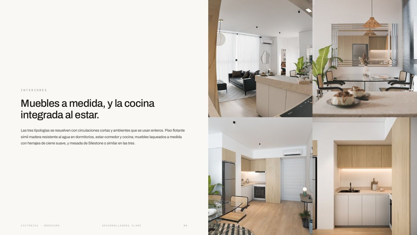 Brochure de Victorica — interiores