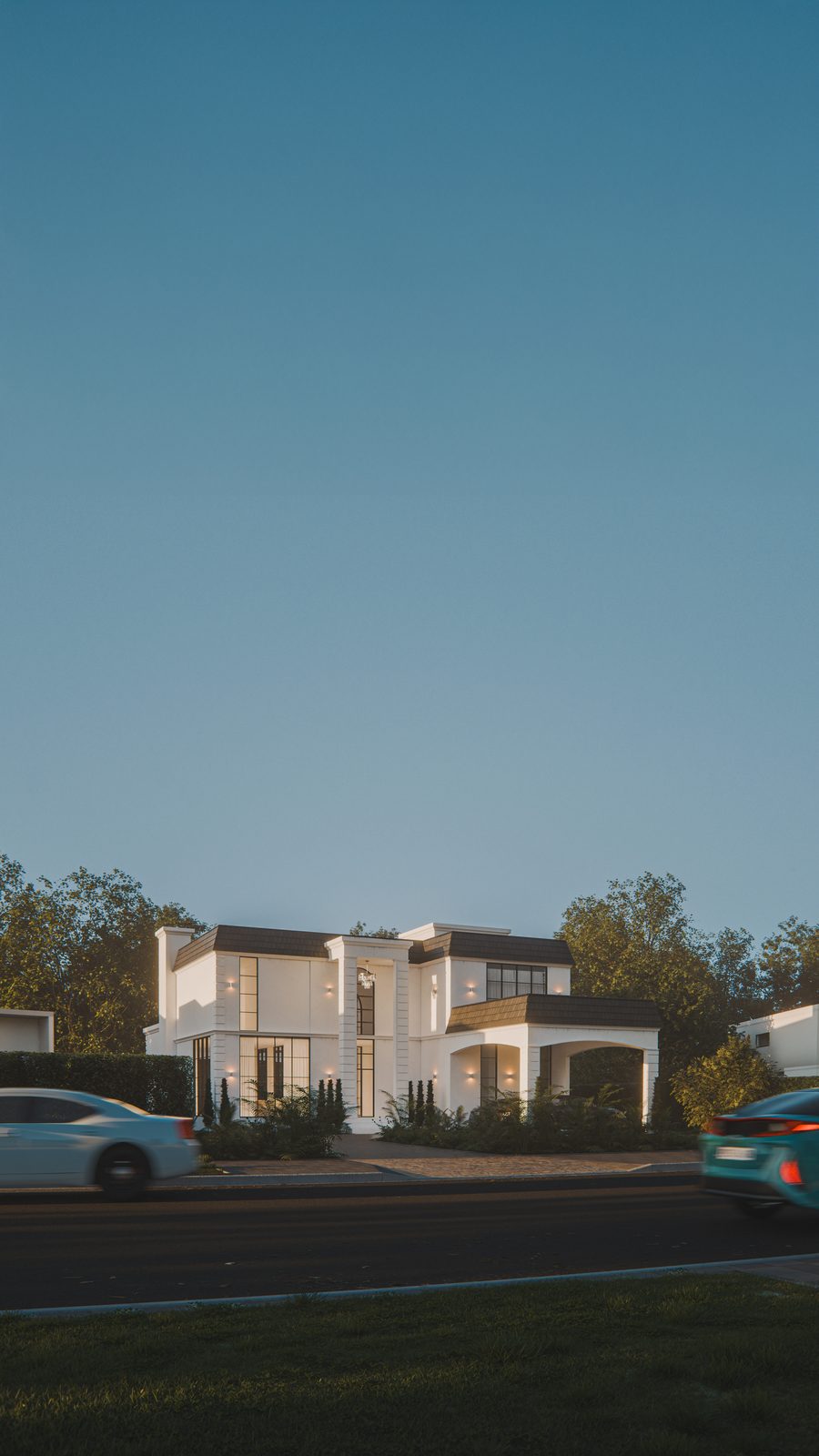 Casa Alexia desde la calle — de día