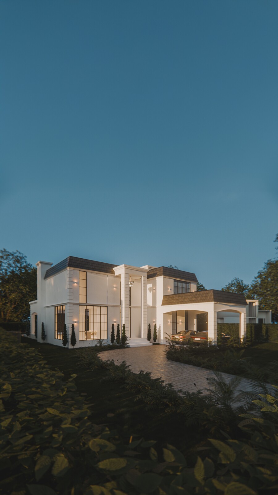 Casa Alexia, misma vista — de día