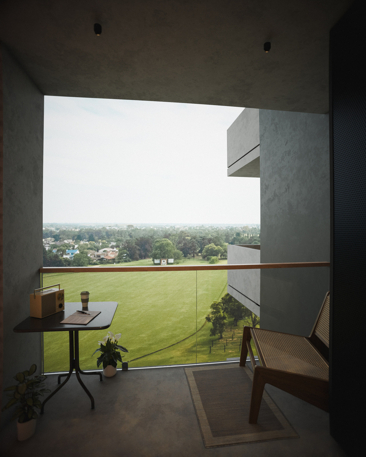Polo — Balcón con vista al club