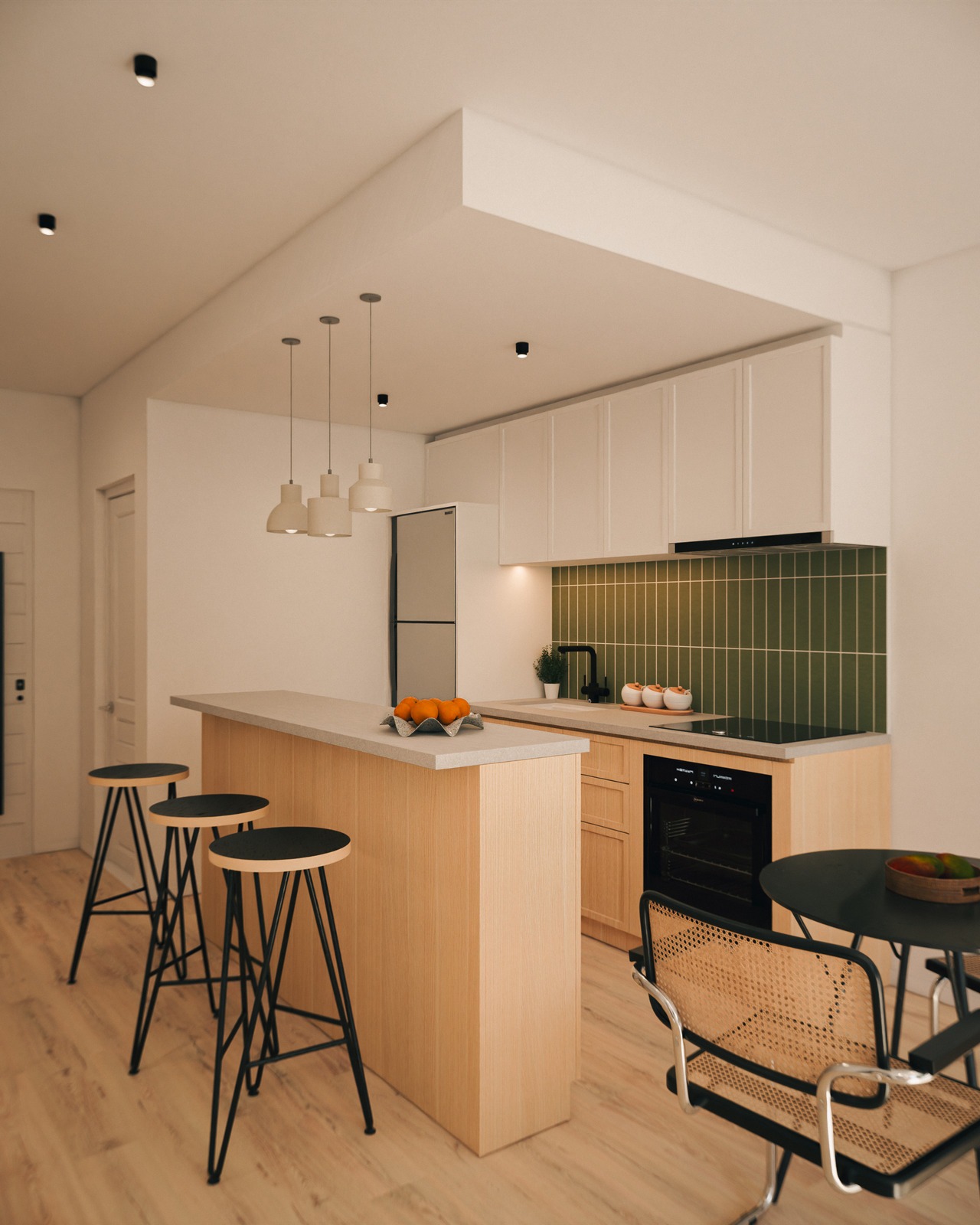 Polo — Cocina integrada al estar