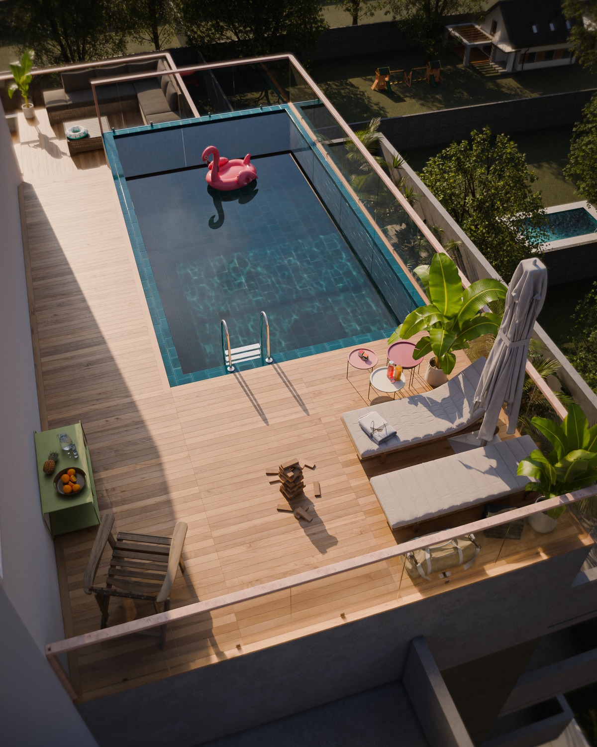 Polo — Pileta en la terraza